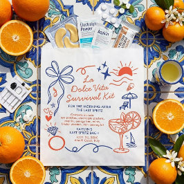 La Dolce Vita Bachelorette Party Survival Kit Geschenktütchen