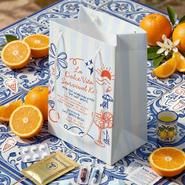 La Dolce Vita Bachelorette Party Survival Kit Kleine Geschenktüte