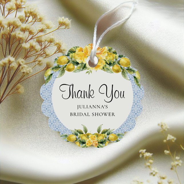 La Dolce Vita - Brautparty Mittelmeerlemon Geschenkanhänger (Von Creator hochgeladen)