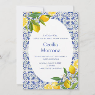La Dolce Vita Bridal Dusche Einladung