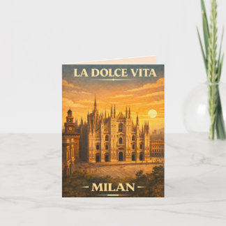 La Dolce Vita - Capri Vintage Travel Poster Einladung