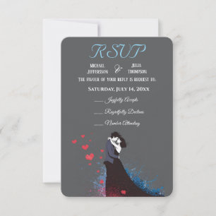 La Dolce Vita French Inspiration Classic der 40er  RSVP Karte