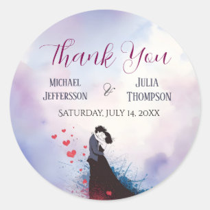 La Dolce Vita French Inspiration Classic der 40er Runder Aufkleber