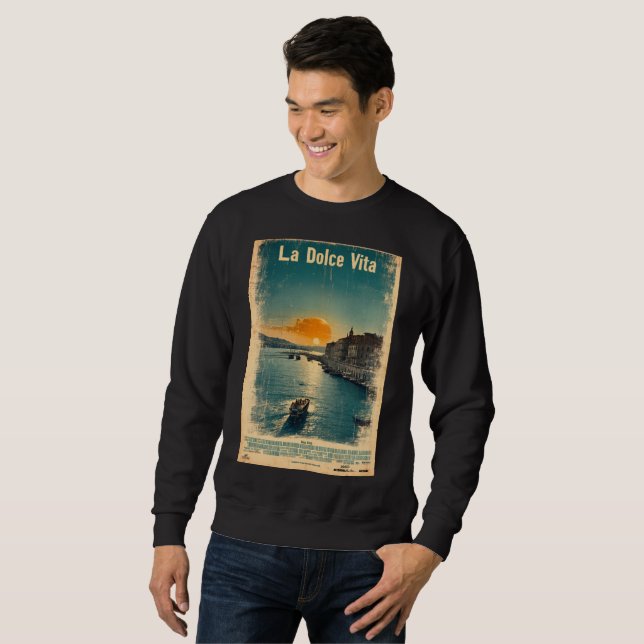 . La Dolce Vita - Inspired by 1960s Posters Sweatshirt (Vorne ganz)