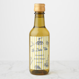 La Dolce Vita Italia Brautparty Party Weinetikett