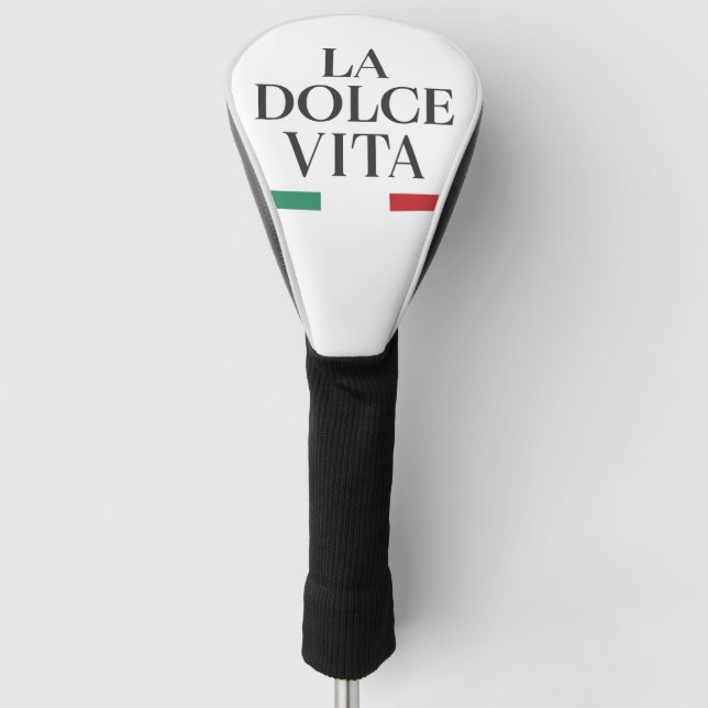 La Dolce Vita Italia Golf Head Cover Golf Headcover (Vorderseite)