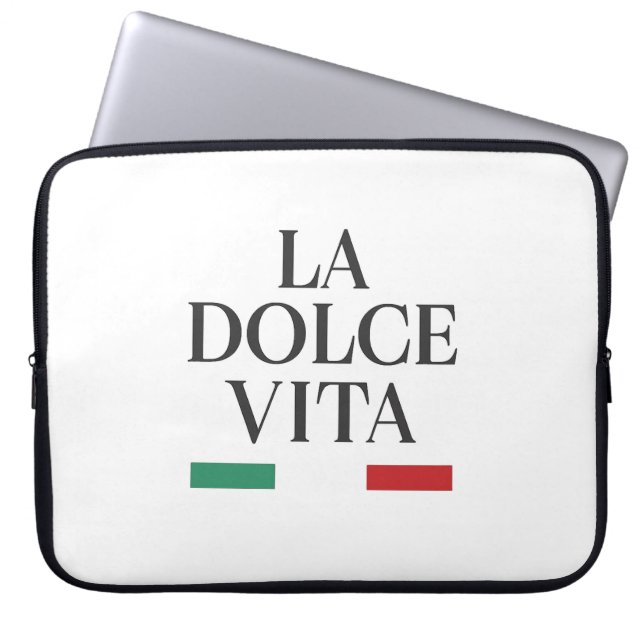 La Dolce Vita Italia Laptop Sleeve (Vorderseite)