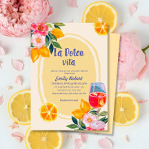 La Dolce Vita Italia Lemon Brautparty