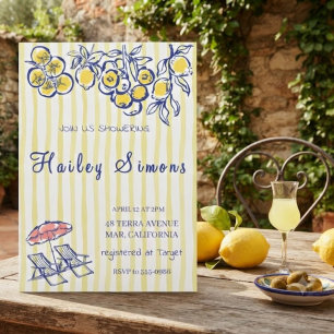 La Dolce Vita Italia Lemon Yellow Einladung