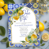 La Dolce Vita Italia Lemons Tiles Brautparty
