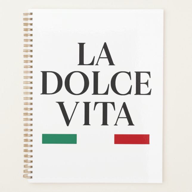 La Dolce Vita Italia Spiralplaner Planer (Vorderseite)
