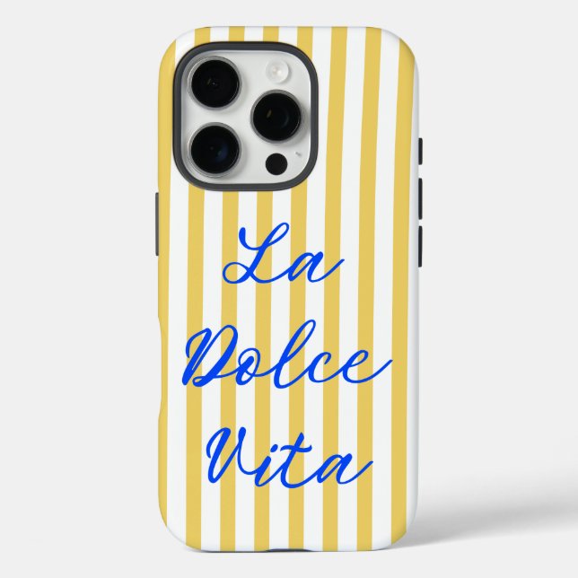 La Dolce Vita Italia Summer Vibes Case-Mate iPhone Hülle (Rückseite)