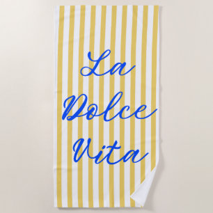 La Dolce Vita Italia Summer Vibes Strandtuch