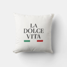La Dolce Vita Italia Throw Kissen