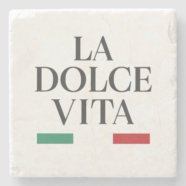 La Dolce Vita Italia Untersetzer Stone (Vorderseite)