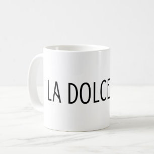 La dolce vita italian kaffeetasse