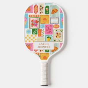 La Dolce Vita Italienisch Französisch Personalisie Pickleball Schläger