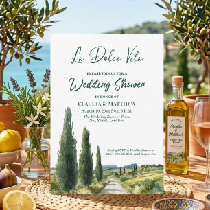 La Dolce Vita Italienische Hochzeits-Party Einladung