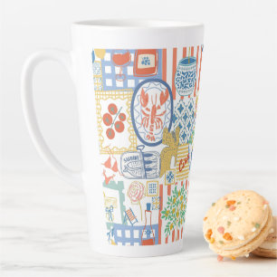 La Dolce Vita Italienische Sommer Zitronen Mediter Milchtasse