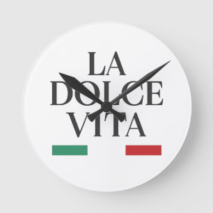 La Dolce Vita italienische Wall Uhr