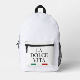 La Dolce Vita italienischer Style Rucksack