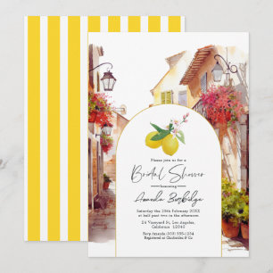 "La Dolce Vita" Italienisches Village Brautparty Einladung
