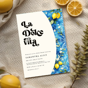 La Dolce Vita Lemon Amalfi Küste Brautparty Einladung