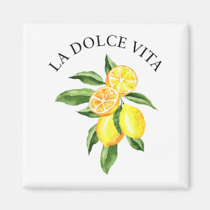 La Dolce Vita Lemon Italienischer Sommer Limoncell Magnet