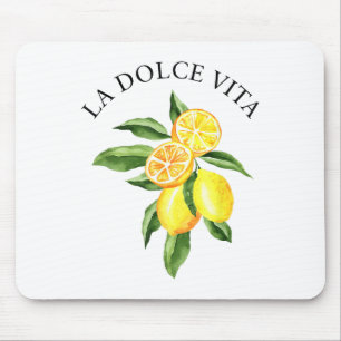 La Dolce Vita Lemon Italienischer Sommer Limoncell Mousepad