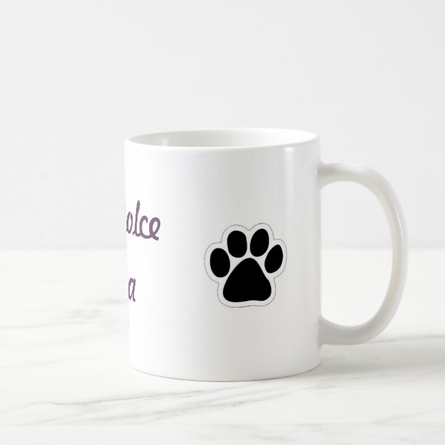 La Dolce Vita Pawprint Tasse (Rechts)