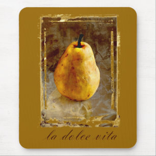 La Dolce Vita Pear Mousepad