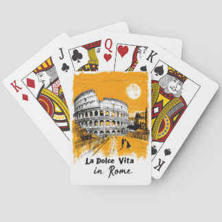 La Dolce Vita - Poster Art Spielkarten