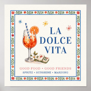 La Dolce Vita Spritz & Stacks Schild