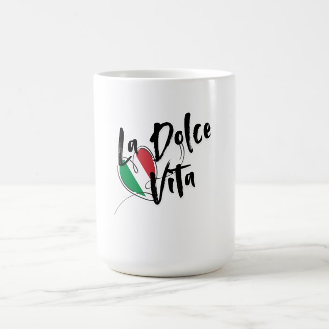LA DOLCE VITA ,THE ITALIAN SWEET LIFE KAFFEETASSE (Mittel)