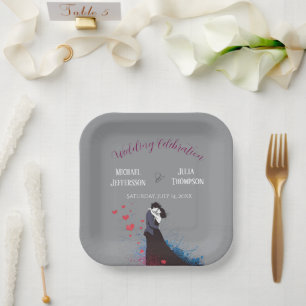 La Dolce Vita Wedding French Inspiration 1940s Pappteller