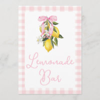 La Dolce Vita Zitrone Rosa Schleife Baby Shower Sc