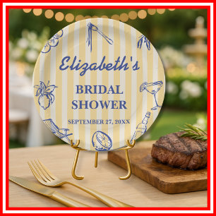 La Dolce Vita Zitronen Italienische Brautparty Pappteller