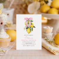 La Dolce Vita Zitronen-Rosa Schleife Brautparty