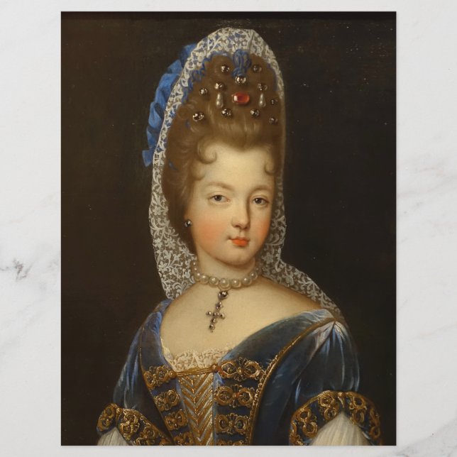 La Dsse. de Bourbon Scrapbook Paper (Vorderseite)