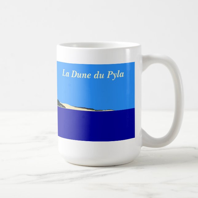 "La Dune du Pyla " Kaffeetasse (Rechts)