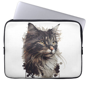 La Elegancia felina en tu vida Laptopschutzhülle