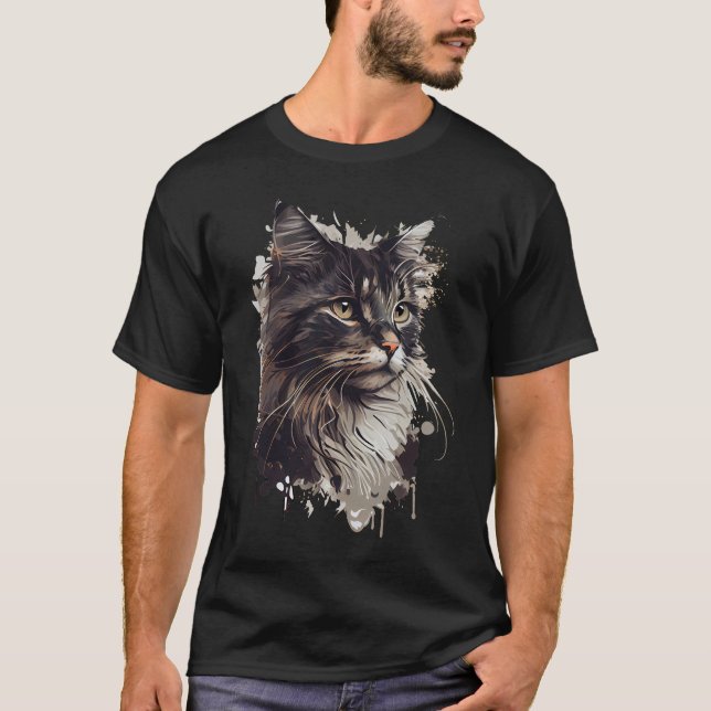 La Elegancia felina en tu vida T-Shirt (Vorderseite)