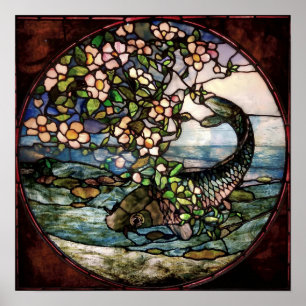 La Farge - Der Fisch 1890 Poster