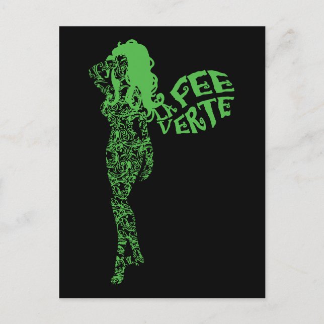 La Fee Verte Postkarte (Vorderseite)