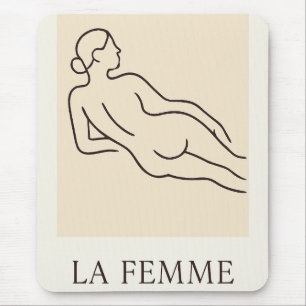 La Femme - Minimalistisches Elegant Mousepad