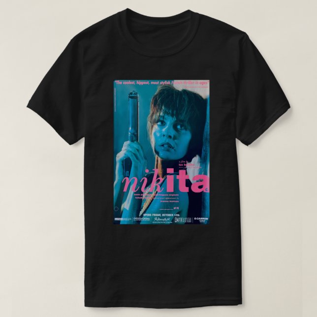 La Femme Nikita Poster T-Shirt (Design vorne)
