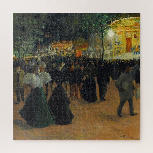 La Fête Foraine | Louis Abel-Truchet Puzzle (Vertikal)