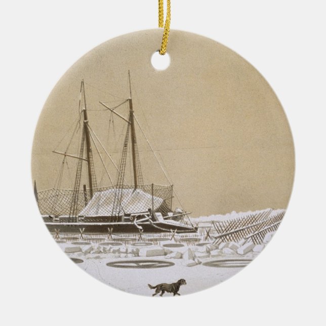 La Fleche bei Kil-Bouroun drang durch Eis, von Keramik Ornament (Vorne)