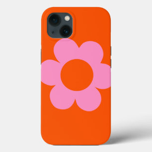 La Fleur 01 Retro Floral Orange Pink Preppy Blume Case-Mate iPhone Hülle