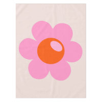 La Fleur 05 Abstrakte Blume Rosa und orange Blüte